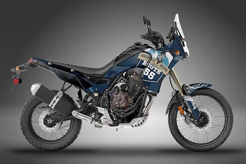 مجموعة رسومات Motoes لـ Yamaha Tenere 700 2019-2024 مجموعة ملصقات لاصقة (غير لامع، MODEL-13-GREY) in Kuwait