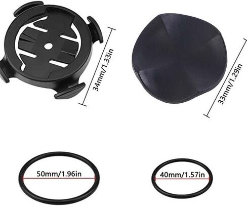 2 Set Bike Computer Mount Holder Quick Release Quarter Turn Handlebar Front Mounting Adapter for Garmin XOSS G/G+ iGPSPORT Wireless Cycling Computer GPS Speedometer Odometer Cyclocomputer in Saudi Arabia