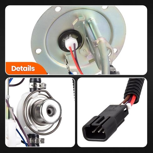 مجموعة مضخة الوقود 47-1048 ذات 5 مسامير متوافقة مع Polaris Sportsman 500 X2 2006، Sportsman 700 EFI 2006-2008، Sportsman 800 EFI 2005-2008، 2520776 2520496 471048 إصلاح البداية الصعبة والخرق in Kuwait