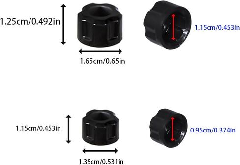 Motorcycle ABS Engine Bolt Caps Cover Compatible for Harley Softail Low Rider Street Bob 2018-2025 (Gloss Black) in Saudi Arabia