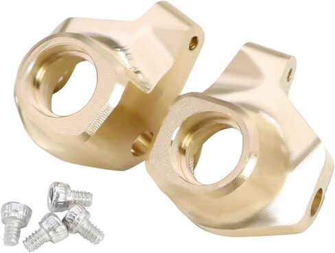 Brass Front Axle Steering Knuckles Weights for RC Crawler AXIAL SCX30 Ford Bronco 4X4 Jeep Wrangler JLU in Kuwait