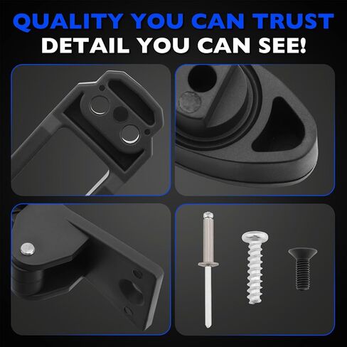 2206609 Clear Window Latch Hardware, Compatible with Polaris Pro XD (Full-Size Gas/Diesel, Crew Gas/Diesel) 2023-2026, Fit# Ranger Doors 2882188, 2882901, 2883229 in Kuwait