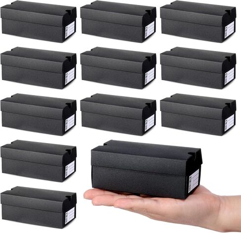 12 Sets Mini Shoe Gifts Boxes Mini Sneaker Boxes 4.7x2.5x2 Small Shoe Cases Cardboard Sports Theme Small Gift Case with Writable Label Birthday Party Favor for Candies Cookies Snacks Orange in Saudi Arabia