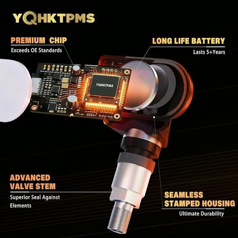 TPMS Toyota 315MHz Pre-Programmed,New Upgraded TPMS Sensor Compatible with Camry 2007-2024|Highlander 2007-2019|RAV4 2006-2012|4 Runner 2004-2024/OE#PMV-107J.PMV-C010(Set of 4) in Saudi Arabia
