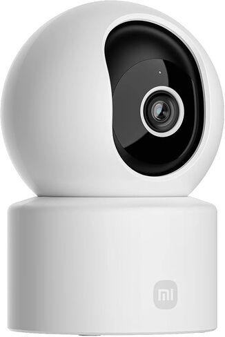 XIAOMI Smart Camera C302, 2K/3MP Indoor Security Camera, Physical Lens Shield, AI Human/Pet/Baby Cry Detection, 360° View, Full-Color Night Vision, Wi-Fi 6, Works w/Alexa & Google Assistant, 1pack in Saudi Arabia