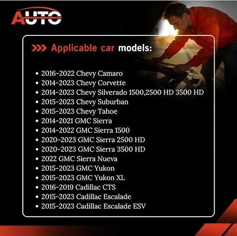 Engine Intake Manifold Gasket Kit Compatible with Chevy Camaro Silverado 1500 2500 HD 3500 HD Suburban Tahoe GMC Sierra Nueva GMC Yukon XL Cadillac CTS Escalade ESV Replace MS19945 in Kuwait