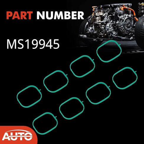 Engine Intake Manifold Gasket Kit Compatible with Chevy Camaro Silverado 1500 2500 HD 3500 HD Suburban Tahoe GMC Sierra Nueva GMC Yukon XL Cadillac CTS Escalade ESV Replace MS19945 in Kuwait