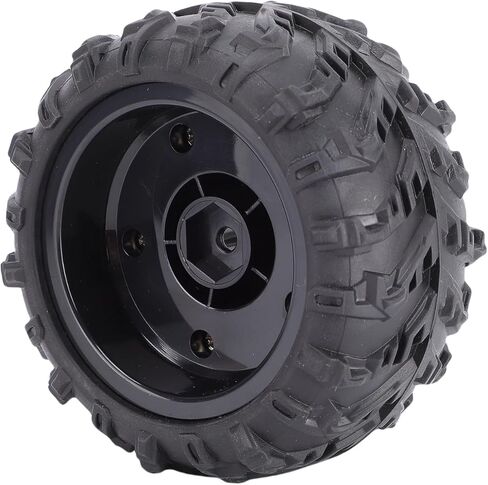 RC Car Tires, 4PCS 85mm 12mm Hex Rubber Tires with Excellent Grip for 1/14 1/16 Scale RC Cars, Compatible with MJX HBX in Kuwait