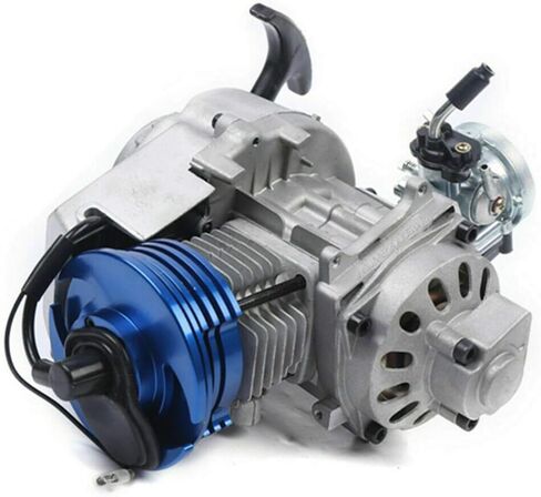 Engine Motor 49CC 2 Stroke Racing Complete Engine Motor Pull Start Motorized Bike Engine Kit for Pocket Bike Mini Dirt Bike ATV Scooter (Racing Complete Engine) in Saudi Arabia