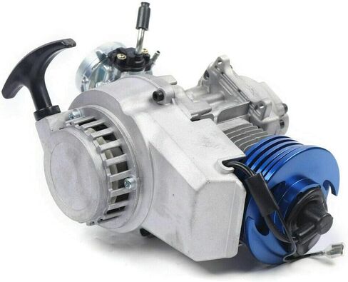 Engine Motor 49CC 2 Stroke Racing Complete Engine Motor Pull Start Motorized Bike Engine Kit for Pocket Bike Mini Dirt Bike ATV Scooter (Racing Complete Engine) in Saudi Arabia