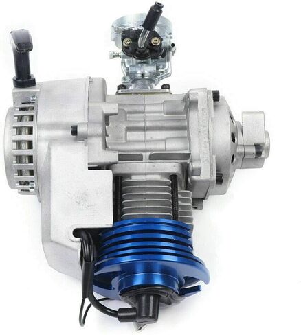Engine Motor 49CC 2 Stroke Racing Complete Engine Motor Pull Start Motorized Bike Engine Kit for Pocket Bike Mini Dirt Bike ATV Scooter (Racing Complete Engine) in Saudi Arabia