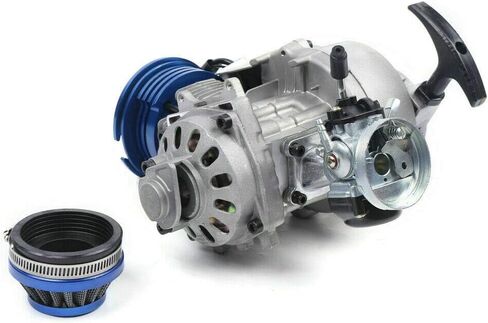 Engine Motor 49CC 2 Stroke Racing Complete Engine Motor Pull Start Motorized Bike Engine Kit for Pocket Bike Mini Dirt Bike ATV Scooter (Racing Complete Engine) in Saudi Arabia