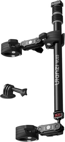 ULANZI Quick-Release Invisible Selfie Stick Motorcycle Bike Mount Kit for Insta360 X5 X4 X3/DJI Osmo 360, VL03 40in Adjustable Extension Pole Clamp Mount for GoPro DJI Insta360 Action Camera in Saudi Arabia