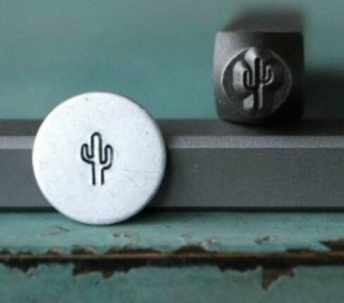 5mm Southwest Cactus Metal Punch Design Jewelry Stamp in Saudi Arabia