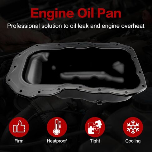 Engine Oil Pan Sump with Drain Plug, Compatible with 2013-2016 Mazda CX-5, 2016-2021 CX-3, 2014-2018 Mazda 3, 2.0L in Saudi Arabia