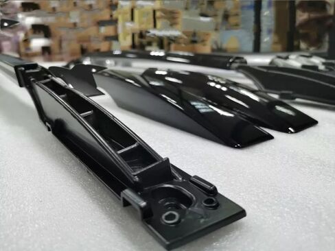 2Pcs ABS Aluminum Roof Rail Rack Cross Bars Crossbar Side Bars Fits for Mazda CX5 CX-5 2012 2013 2014 2015 2016 in Saudi Arabia