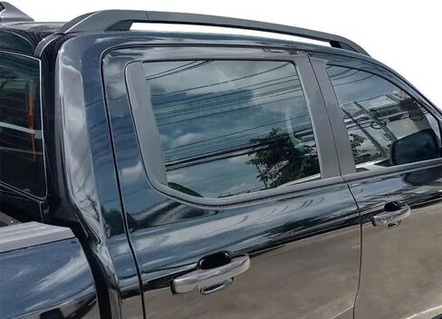 2PCS Black Roof Rail Racks Fits for Ford Ranger 2024 2025 2026 Aluminum Luggage Cargo Carrier in Saudi Arabia