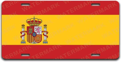 Custom World Country Flags License Plates Personalized Custom Novelty Tag Vehicle Car Auto Motorcycle Moped Bike Bicycle Countries of The World Custom License Plate (Germany) in Saudi Arabia