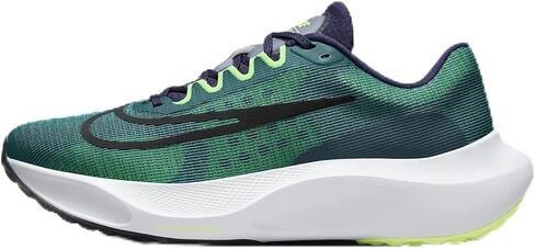 Nike Zoom Fly 5 Men's Road Running Shoes (DM8968-101, White/Green Strike/Racer Blue/Black) Size 10 in Saudi Arabia
