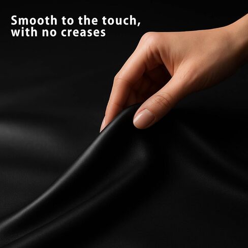 Side Window Shade Car Curtains - Leather Sun Shades Magnetic 100% Block Light Car Window Covers with Cooler Feeling (Black Leather, 4pcs) in Saudi Arabia