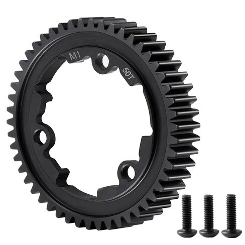 الصلب 50T 1 Mod Spur Gear لـ Tra-xxas 1/10 E-Revo 2.0 VXL 1/5 X-Maxx Maxx 1/7 XO-1 ترقية أجزاء in Kuwait