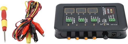 MN300 مولد إشارة محاكاة مستشعر السيارات DC 12-24V لتدفق ضغط الزيت وموضع خنق درجة حرارة الأكسجين واختبار التعزيز مع قنوات الجهد والمقاومة المزدوجة باللون الأسود in Kuwait