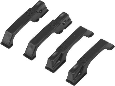 RC Car Door Hinge, Durable Plastic Simulation Set for 1/10 Scale RC Crawler Parts, Black for Off-Road Enthusiasts and Hobbyist Customization Projects in Saudi Arabia