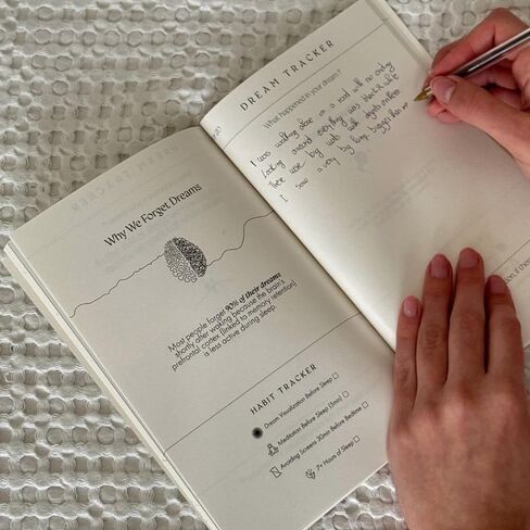 Dream Tracker – Guided Dream Journal for Women | Self Discovery & Emotional Healing Notebook for Lucid Dreaming, Sleep Reflection, and Subconscious Awareness in Saudi Arabia