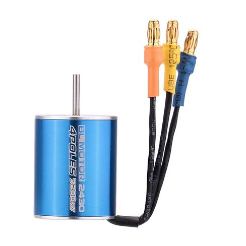 محرك Surpass Hobby 2430 5800KV 7200KV 4P بدون فرش ووحدة تحكم في السرعة الكهربائية ESC بدون فرش 25A لطراز شاحنة سيارة RC 1/16 1/18 (7200KV) in Kuwait