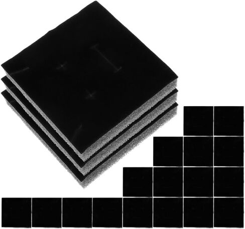 Didiseaon 20Pcs Jewelry Box Sponge Inserts Set 2.95X2.95X0.59In Organizer Pads Ring Display Protection in Kuwait