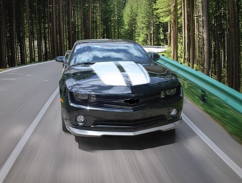 IKON MOTORSPORTS الشفة الأمامية الممتصة للصدمات متوافقة مع 2010-2013 شيفروليه كامارو V6، طراز SS مادة خام غير مطلية باللون الأسود من البولي يوريثان لمسة نهائية للشفاه الأمامية أسفل الذقن in Kuwait