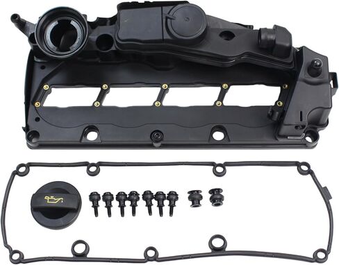 Engine Valve Cover with Oil Filler Cap Fit for Passat Golf #03L103469 06C103485P in Kuwait
