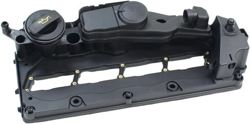 Engine Valve Cover with Oil Filler Cap Fit for Passat Golf #03L103469 06C103485P in Kuwait