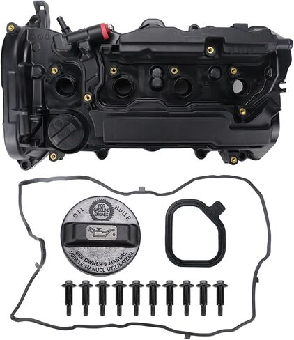 12310RDFA01 Engine Valve Cover with Gasket Compatible with Honda Accord CR-V CRV For L4 2.4L Gas Engine 2013 2014 2015 2016 2017 2018 2019 in Saudi Arabia