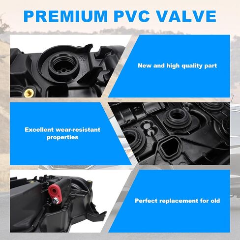 12310RDFA01 Engine Valve Cover with Gasket Compatible with Honda Accord CR-V CRV For L4 2.4L Gas Engine 2013 2014 2015 2016 2017 2018 2019 in Saudi Arabia