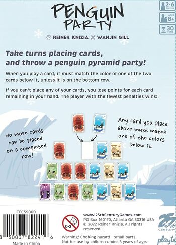 ألعاب القرن الخامس والعشرين Penguin Party - لعبة بطاقات استراتيجية للمتعة العائلية واللعب التنافسي in Kuwait