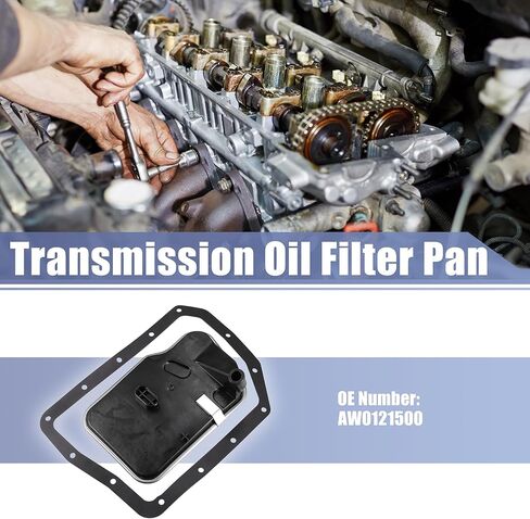 X AUTOHAUX 1 Set No.24117518741/24117518739 Transmission Filter Oil Pan Gasket Kit for Mini Cooper 2001-2008 in Kuwait