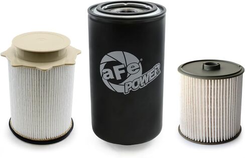aFe POWER PROGUARD RAM 2500 3500 6.7L Cummins 2019-2025 حزمة رئيسية لصيانة الفلتر | يشمل فلاتر الوقود/الزيت/الهواء/المقصورة، وفاصل المياه ومعزز الوقود in Kuwait
