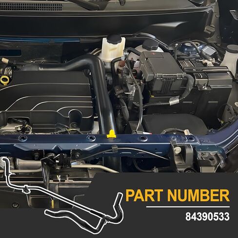 خرطوم نزيف هواء مبرد المحرك متوافق مع 2018-2022 Chevy Equinox 2018-2019 رقم قطعة التضاريس 84390533 in Kuwait