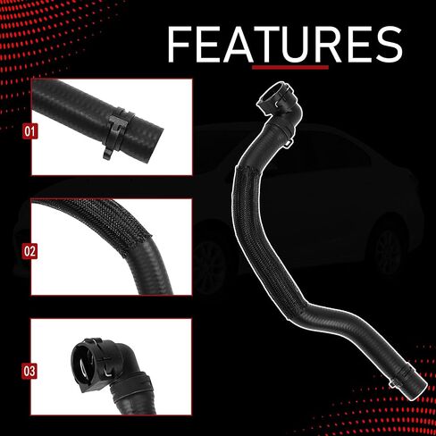 Heater Inlet Outlet Hose Kit with Connectors Compatible with 2013-2018 Chevrolet Sonic Replaces 96958206 95492002 95089363 95089364 HVAC Heater Hose Assembly Coolant Line in Kuwait