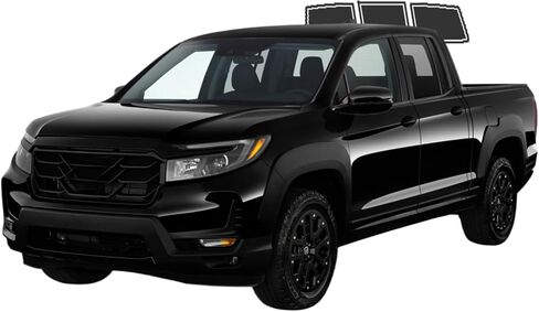 طبقة تظليل نافذة مسبقة القطع من AUTOTEK لسيارة Honda Ridgeline 2017-2023 نافذة الصف الأمامي 20% VLT 2Ply مضادة للكسر، كتلة للأشعة فوق البنفسجية، حماية الخصوصية، سهلة التركيب، لا حاجة للتشذيب، تقليل الحرارة والوهج in Kuwait