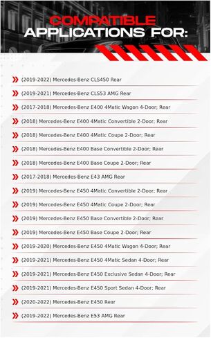 دوارات الفرامل الخلفية لمفاهيم R1 لسيارة مرسيدس بنز CLS450، CLS53 AMG، E450، E53 AMG، 2019-2023، 2017-2018 مرسيدس بنز E400، E43 AMG | دوارات فرامل قرصية فارغة| الفرامل والدوارات الفرامل والدوارات in Kuwait