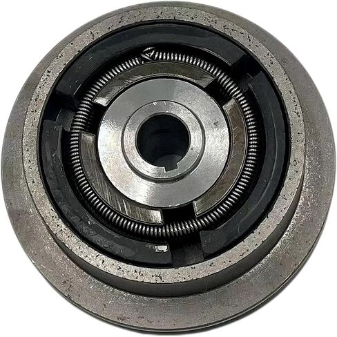 Clutch Assembly Compatible with Multiquip Mikasa MVC88 MVC88GH MVC88VGE MVC88GE 3/4"Bore 0.5 inch Belt Clutch Assembly Part Number 416338990 in Saudi Arabia