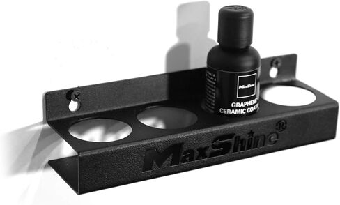 Maxshine Trigger Spray Bottle Holder - Holds up to 6 Sprayers (16oz) - Universal Sturdy, Lightweight Organizer - Easy Wall Mounting for Convenient Access - Ultimate Detailing Accessory and Supplies in Saudi Arabia