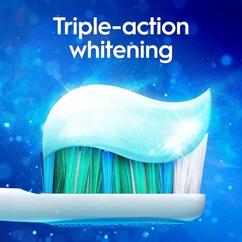 Crest 3D White Advanced Teeth Whitening Toothpaste, Radiant Mint, 3.3 oz, Pack of 3 in Saudi Arabia