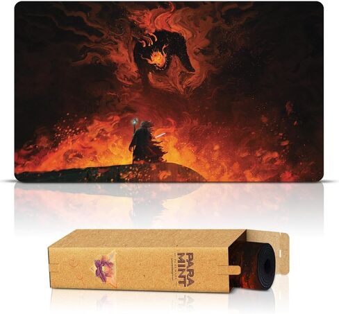 الظل واللهب (مخيط) - مفرش لعب MTG من Anato Finnstark - متوافق مع مفرش اللعب Magic the Gathering - تصميمات أصلية in Kuwait
