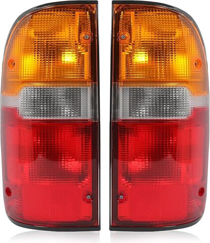 Tail Light Assembly Compatible with 1995-2000 Toyota Tacoma,Halogen Taillights Brake Lamp Reverse Light Replacement Driver Passenge Side TO2800116 TO2801116 81560-04030 81550-04030-W/Bulbs&Harness in Kuwait