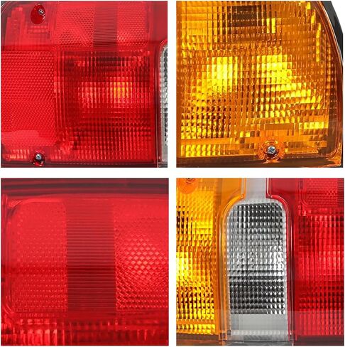 Tail Light Assembly Compatible with 1995-2000 Toyota Tacoma,Halogen Taillights Brake Lamp Reverse Light Replacement Driver Passenge Side TO2800116 TO2801116 81560-04030 81550-04030-W/Bulbs&Harness in Kuwait
