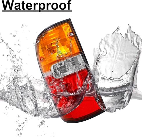 Tail Light Assembly Compatible with 1995-2000 Toyota Tacoma,Halogen Taillights Brake Lamp Reverse Light Replacement Driver Passenge Side TO2800116 TO2801116 81560-04030 81550-04030-W/Bulbs&Harness in Kuwait