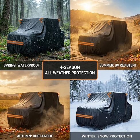 Heavy Duty UTV Cover for Polaris Xpedition ADV 2024-2026, Water Resistant All-Weather Utility Vehicle Cover, Windproof Side-by-Side Cover for Outdoor Storage in Saudi Arabia
